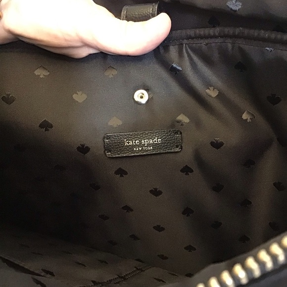 Kate Spade Dawn Laptop Bag Zipper Closure Crossbody Strap Black Logo Retail $319 - Picture 8 of 11